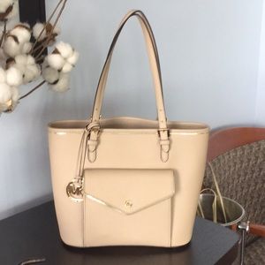 Michael Kors Leather Pocket Tote